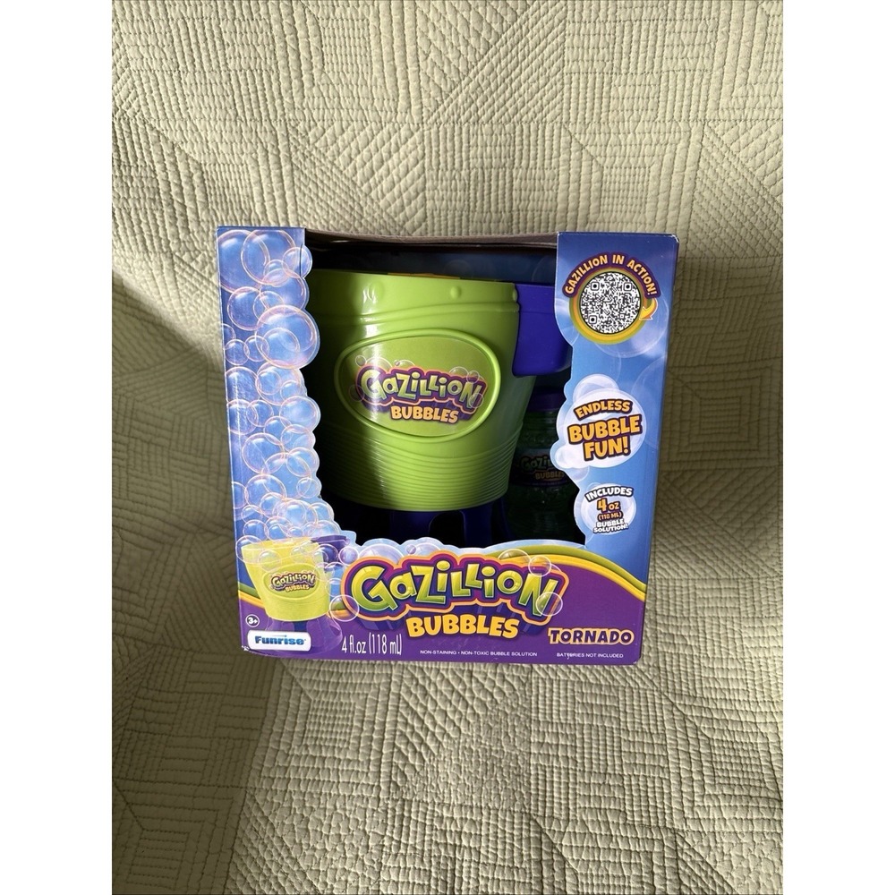 Gazillion Bubbles Tornado Machine Kids Bubble Maker Toy NEW